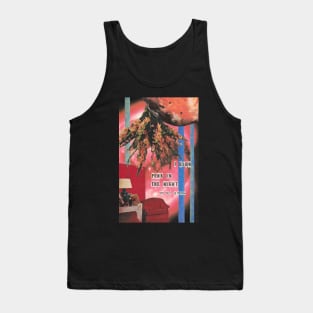 Pink in The Night - Mitski inspired collage art Tank Top